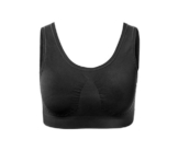 Seamless-Bustier, schwarz