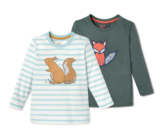 2 Jersey-Langarmshirts