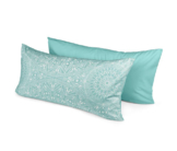 2 Renforcé-Kopfkissenbezüge, mint, je ca. 80 x 40 cm