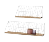 2er-Set Wandregale, Metall