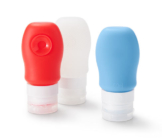 3 Shampoo-Fläschchen mit Saugnapf