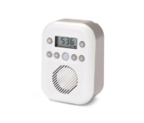 Badradio mit Bewegungsmelder, grau-weiß