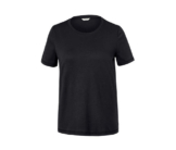 Basic T-Shirt, schwarz