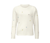 Bestickter Strickpullover