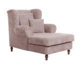 Big-Sessel »Madeleine«, roséfarben