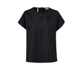 Blusenshirt im Materialmix