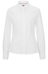 BOSS Klassische Bluse Bashinah (1-tlg)