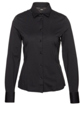 BOSS Klassische Bluse Birdie Tuesday aus Performance Stoff (1-tlg)