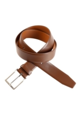 BOSS Ledergürtel Erman-L_Sz35 mit dezenter BOSS-Prägung auf der Schließe