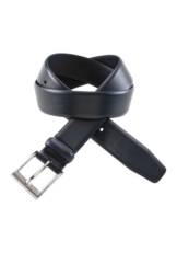 BOSS Ledergürtel Evan_Sz35 mit dezenter Metallschliesse und Boss-Prägung