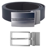 BOSS Ledergürtel Leder Schwarz Geddy-Soft
