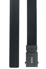 BOSS Ledergürtel Leder Schwarz Icon_R-Sr35