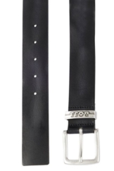 BOSS Ledergürtel Leder Schwarz Jen-loop