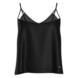 BOSS Shirttop BOSS Damen Audrey Top aus Viskose, Black