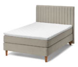 Boxspringbett, ca. 160 x 200 cm, beige