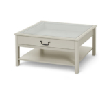 Couchtisch mit Glasplatte