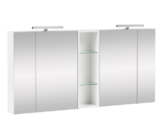 Doppelspiegelschrank »Runa SET Spiegelschrank Irene«, weißglänzend