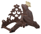 Gartenschlauchhalter Wand Froschkönig Frosch Gusseisen Schlauchhalter Antik-Stil