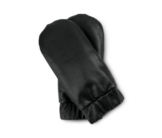 Gefütterte Fäustlinge in Lederoptik