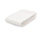 Jersey-Spannbettlaken, Doppelgröße, weiß