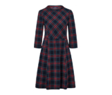 Kariertes Jacquard-Kleid