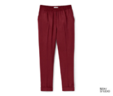 NAH/STUDIO Wollhose | nachhaltige Merinowolle, bordeaux