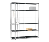 Offenes Regal Metall »CN3«, schwarz