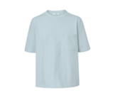 Oversized-Shirt, hellblau