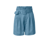 Paperbag-Shorts mit Gürtel