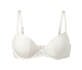 Push-up-BH mit Spitze, cremeweiß