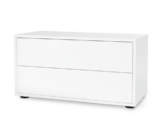 Regalmodul »Flemming«, ca. 75 x 37,5 cm, mit 2 Schubladen, weiß