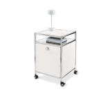 Rollcontainer Metall »CN3« mit Klappe, weiß