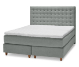 Scapa Boxspringbett, ca. 160 x 200 cm, light grey