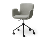 Schreibtischstuhl, hellgrau