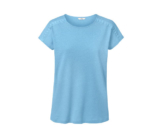 Shirt aus Leinenmix, hellblau