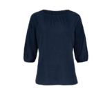 Shirt mit 3/4-Arm, dunkelblau