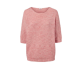 Sommerlicher Strickpullover aus Bändchengarn