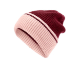 Strickmütze, rot-roséfarben
