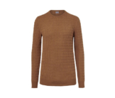 Strickpullover, senfgelb meliert