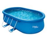 Summer-Waves-Pool, oval, blau