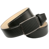 Anthoni Crown Ledergürtel für Jeans, Schließe bezogen