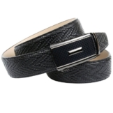 Anthoni Crown Ledergürtel mit Flechtprägung