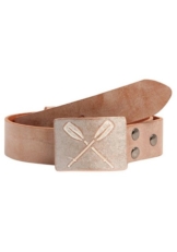 RETTUNGSRING by showroom 019° Ledergürtel mit austauschbarer Schließe »Paddel Rosa«