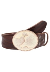 RETTUNGSRING by showroom 019° Ledergürtel Schließe »Burg Rosé Mit Swarovski-Kristall Veredelt«