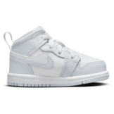 Jordan Aj1 Mid Unisex Schuhe - Blau - Größe: 26 - Netz/Synthetik - Foot Locker