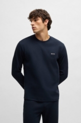 BOSS Pyjamaoberteil Waffle LS-Shirt