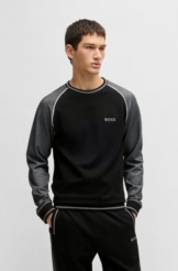 BOSS Sweatshirt mit kontrastfarbenen Details