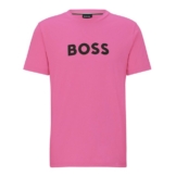 BOSS T-Shirt T-Shirt RN mit großem Markenprint auf der Brust