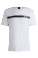 BOSS T-Shirt Urban T-Shirt 102 mit Kontraststreifen