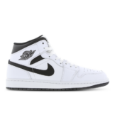 Jordan 1 Mid Herren Schuhe - Weiß - Größe: 40.5 - Leder, Synthetik - Foot Locker